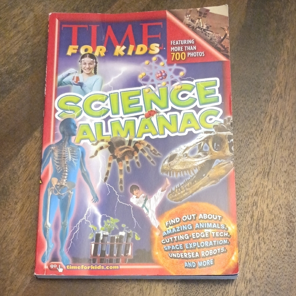 TIME For Kids Science Almanac Hardcover Illustrated STEM Book 700+ Photos Educat